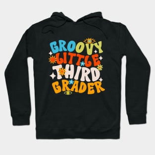 Groovy Little Third Grader First Day of School Hoodie